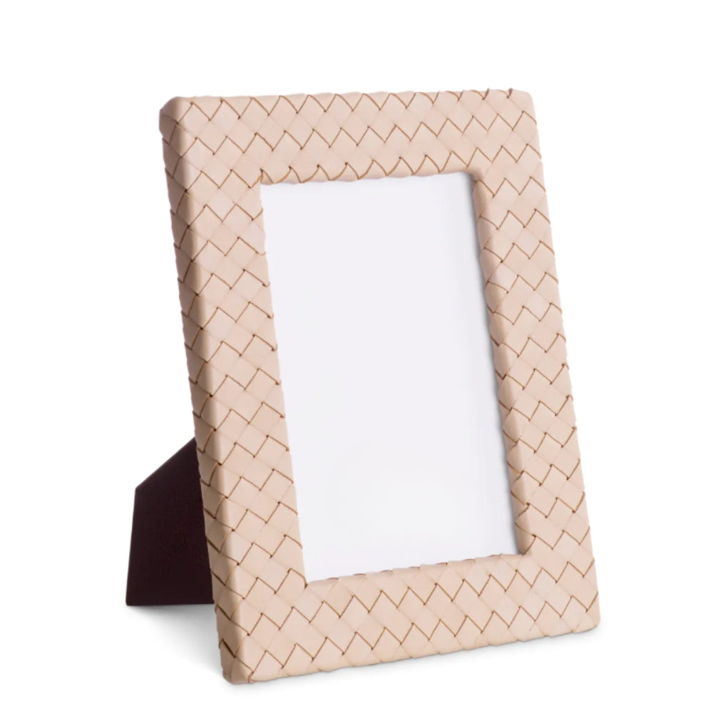 Rose Leather Weave Photo Frame (5x7)