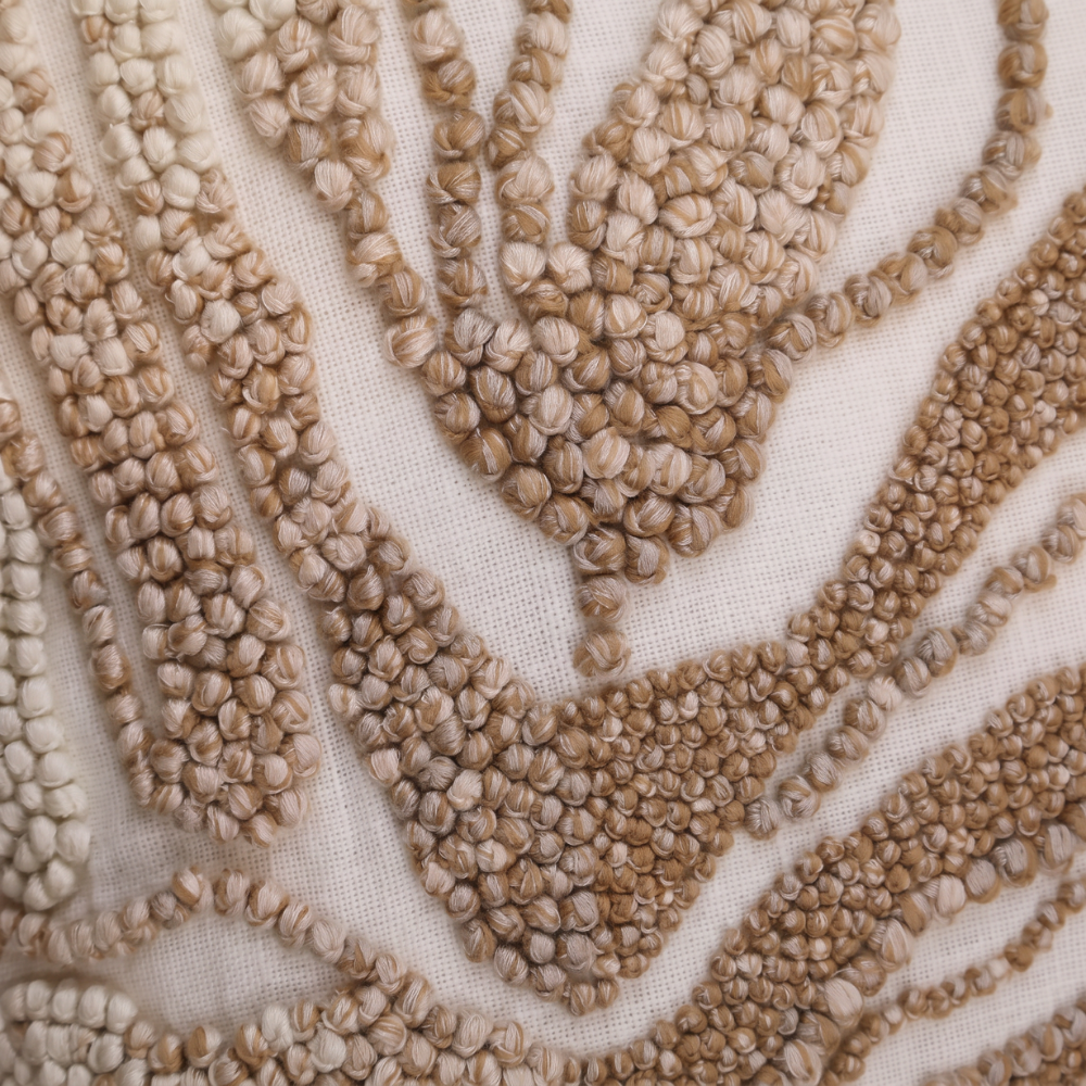 Knotte Nougat Rectangle Cushion