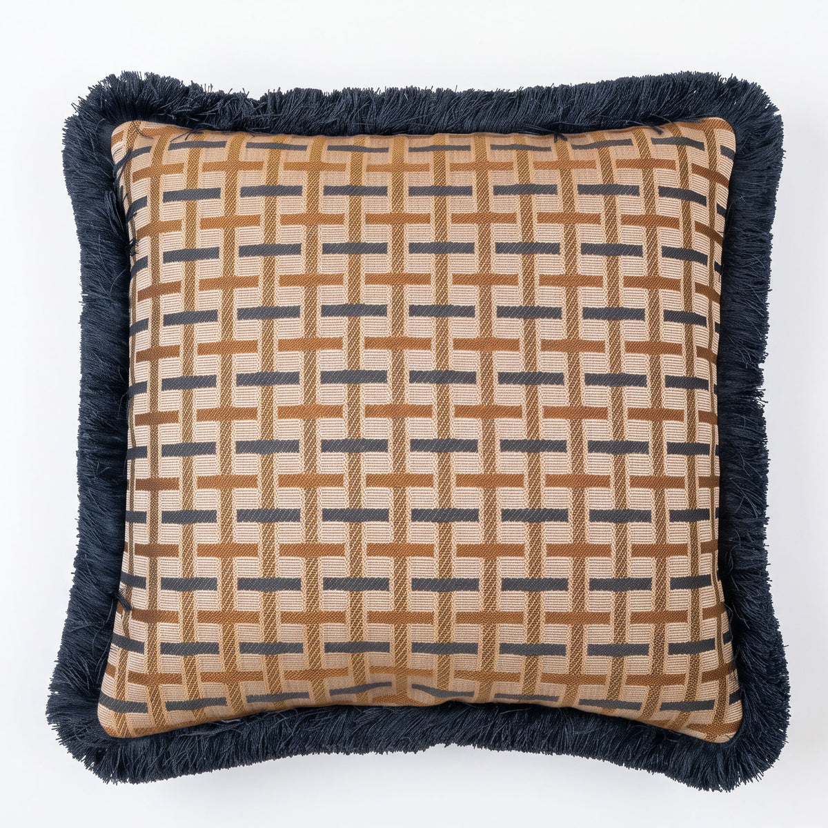 Aurora I Ginger Square Cushion