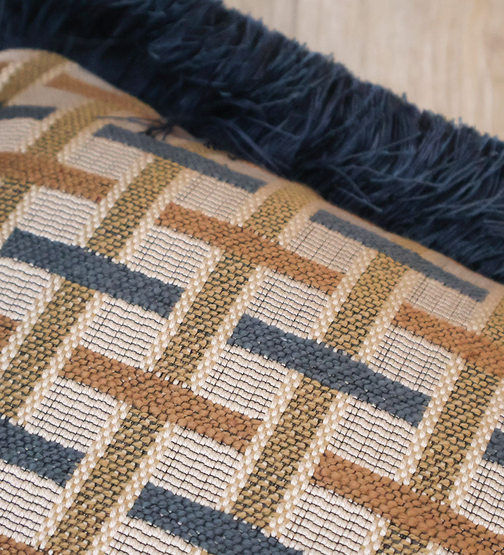 Aurora I Ginger Square Cushion