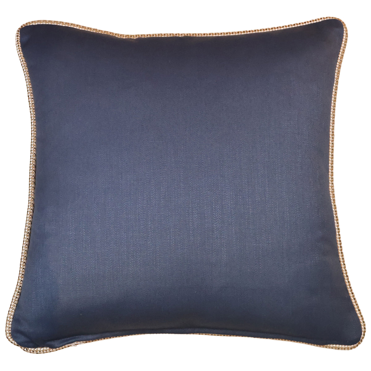 Aurora II indigo Square Cushion