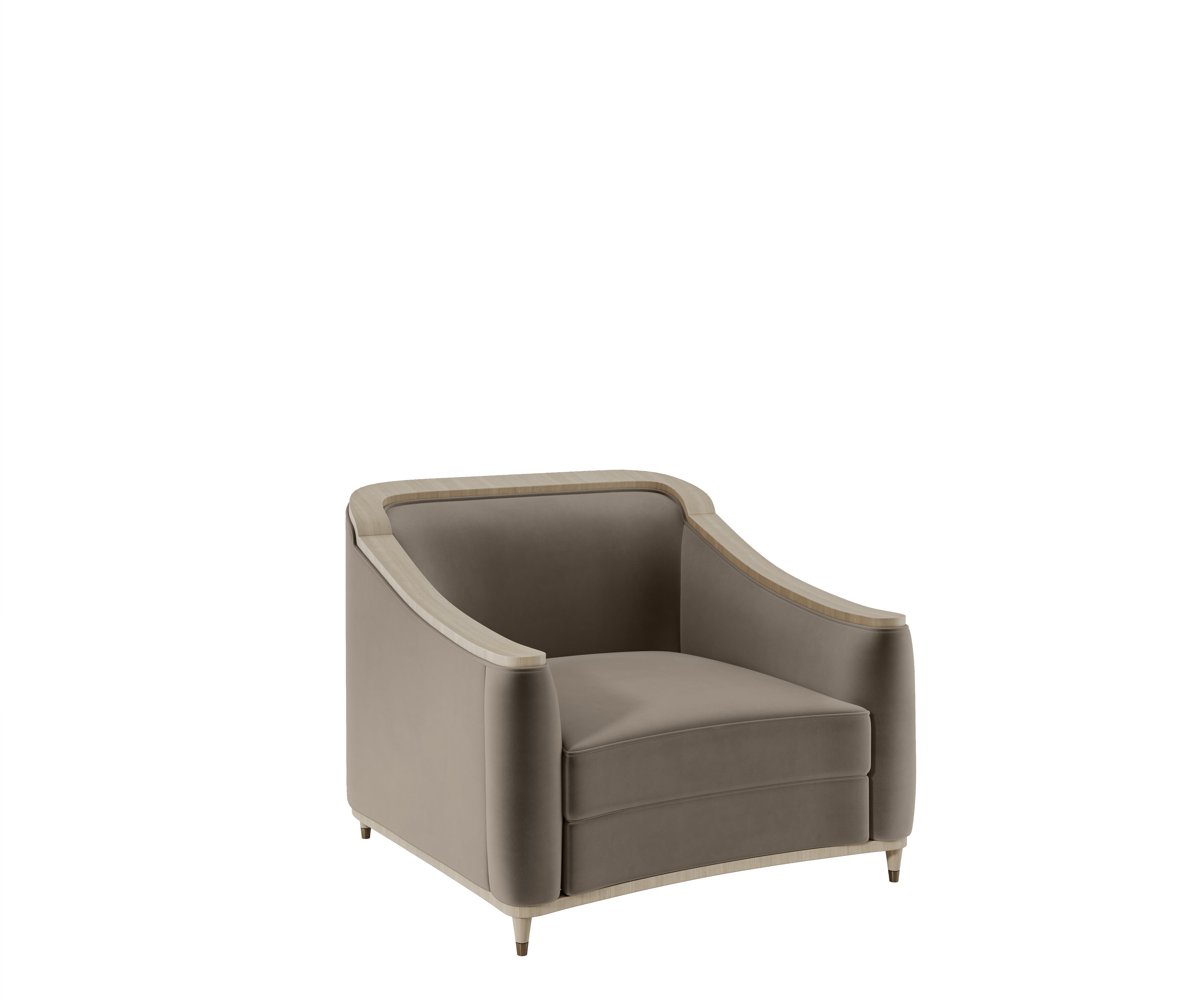 Camilla Occasional Chair in Pebble