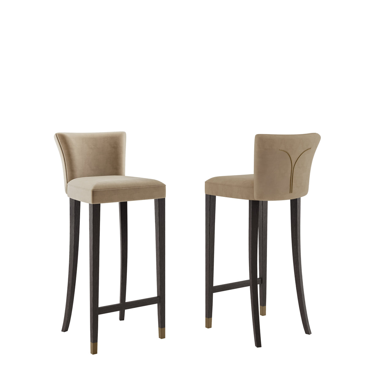 Georgia Bar Stool in Mushroom