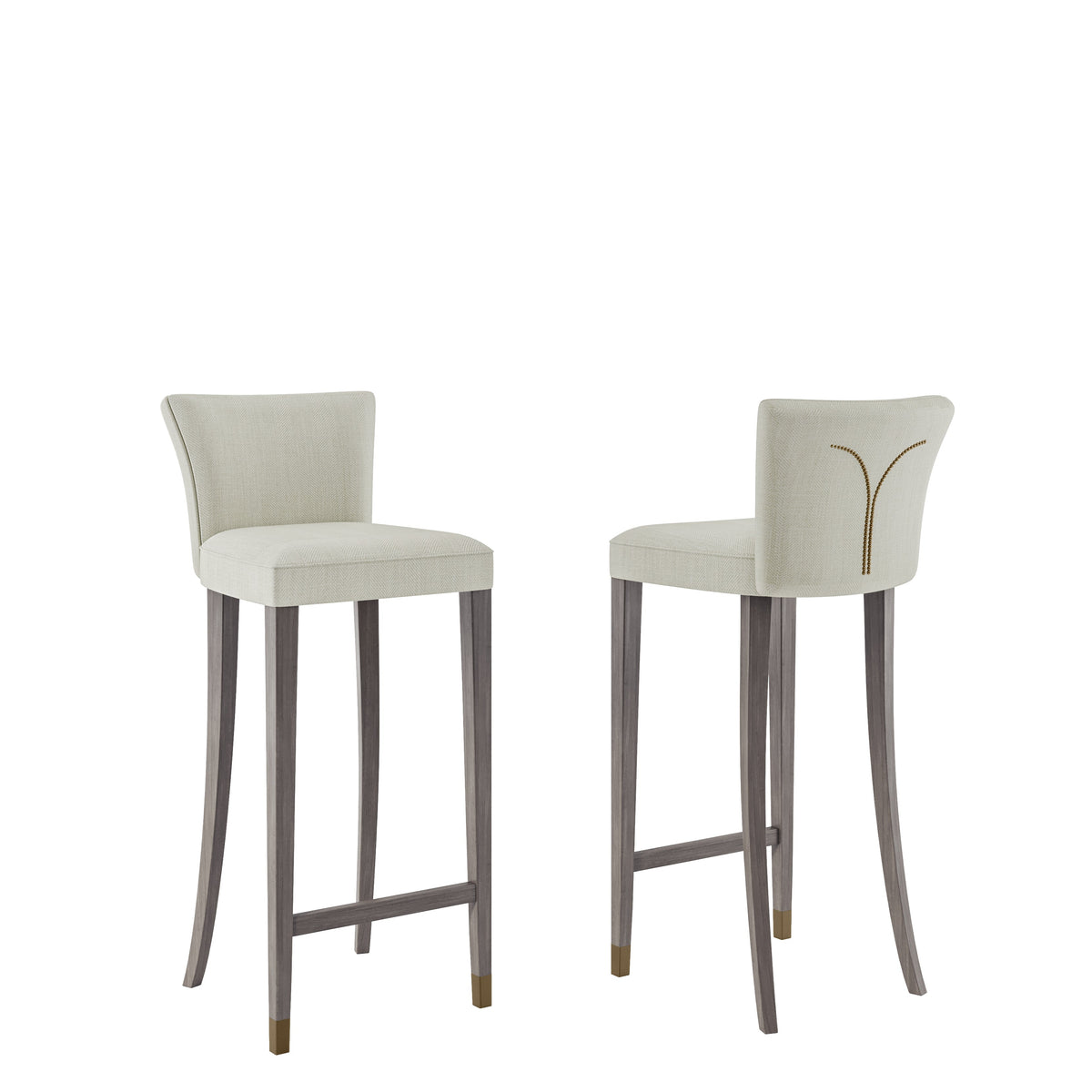 Georgia Bar Stool in Coconut