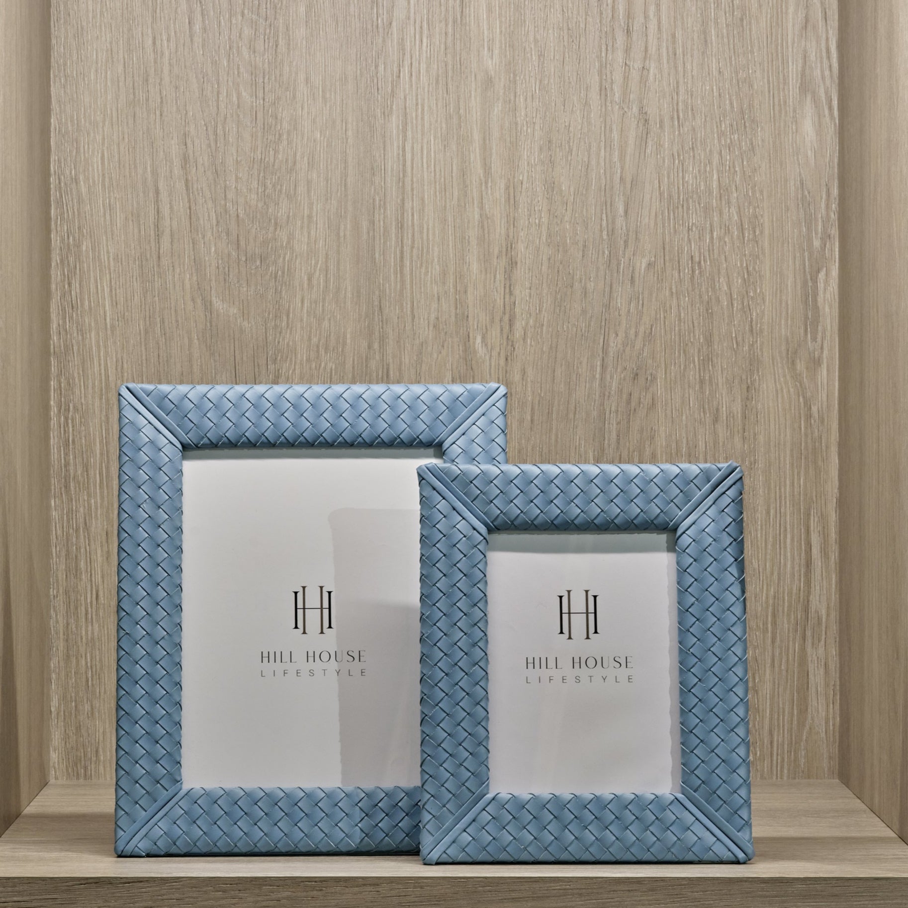 Azure Leather Frame 4x6