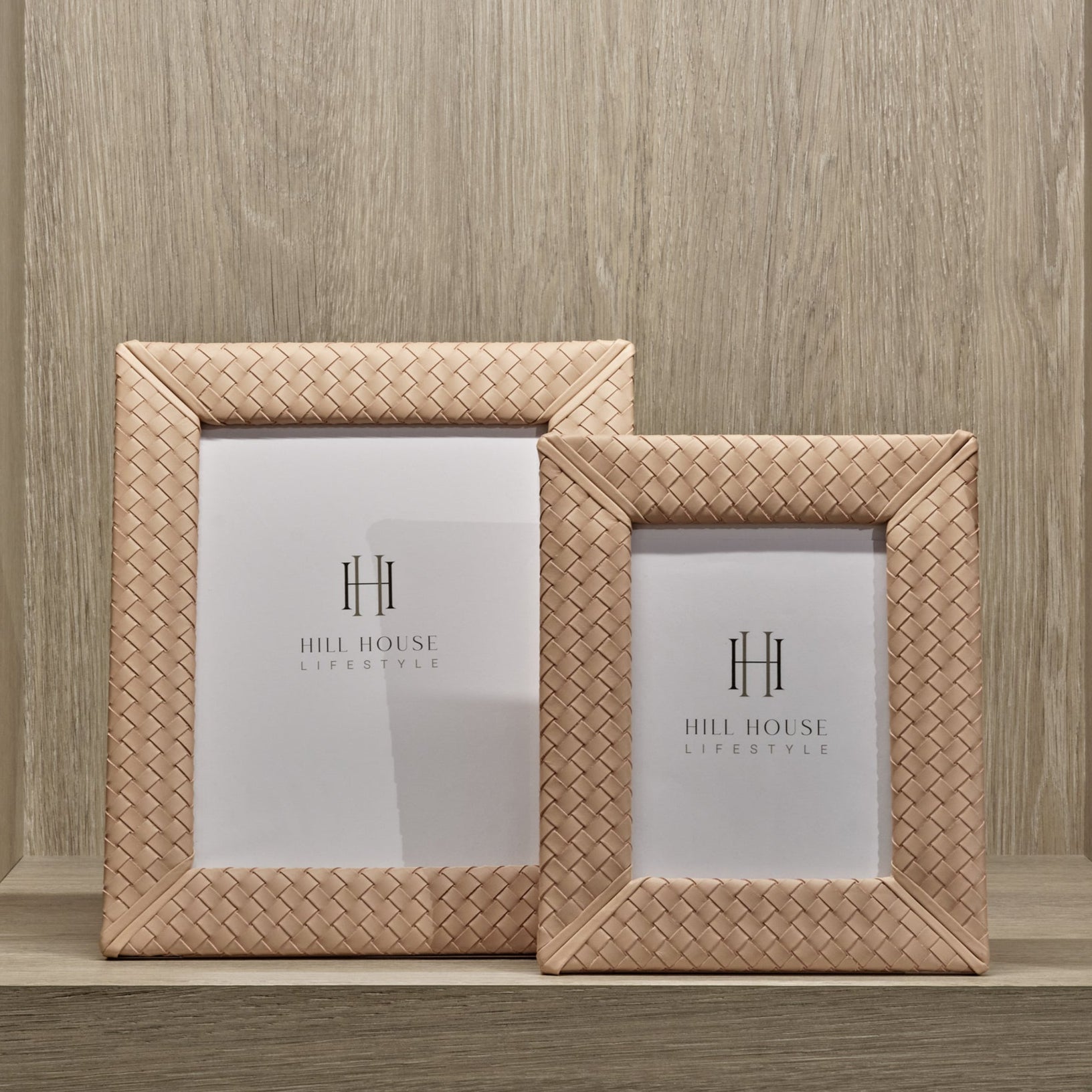 Blush Pink Leather Frame 8x10