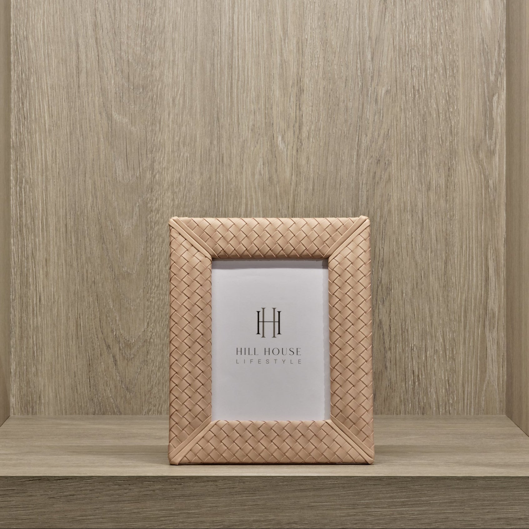 Blush Pink Leather Frame 4x6