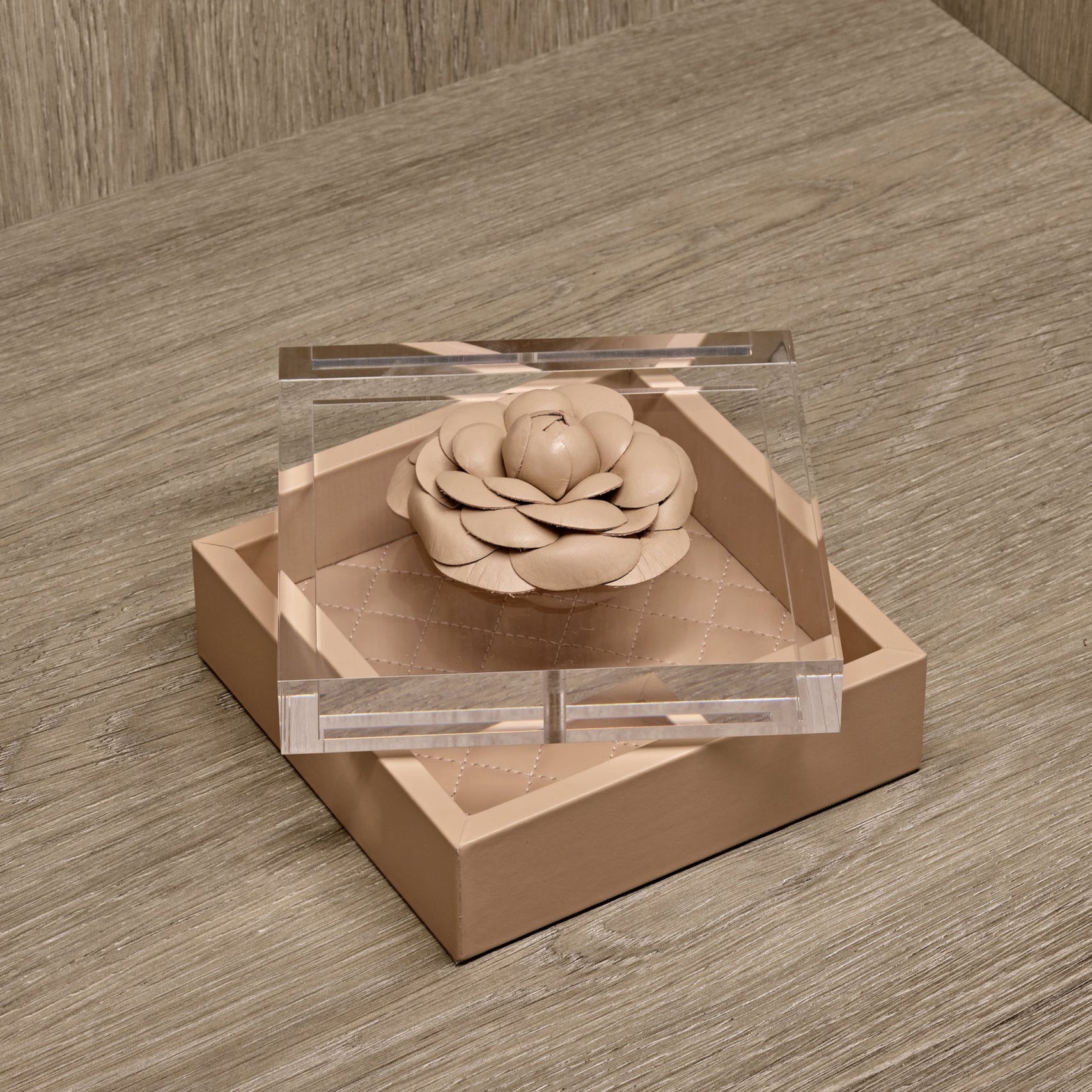 Blush Pink Diamond Square Box