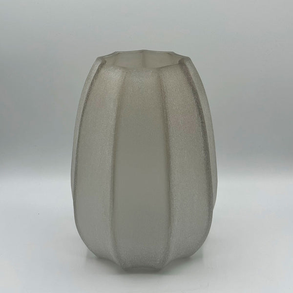 Taupe Glass Vase - Large