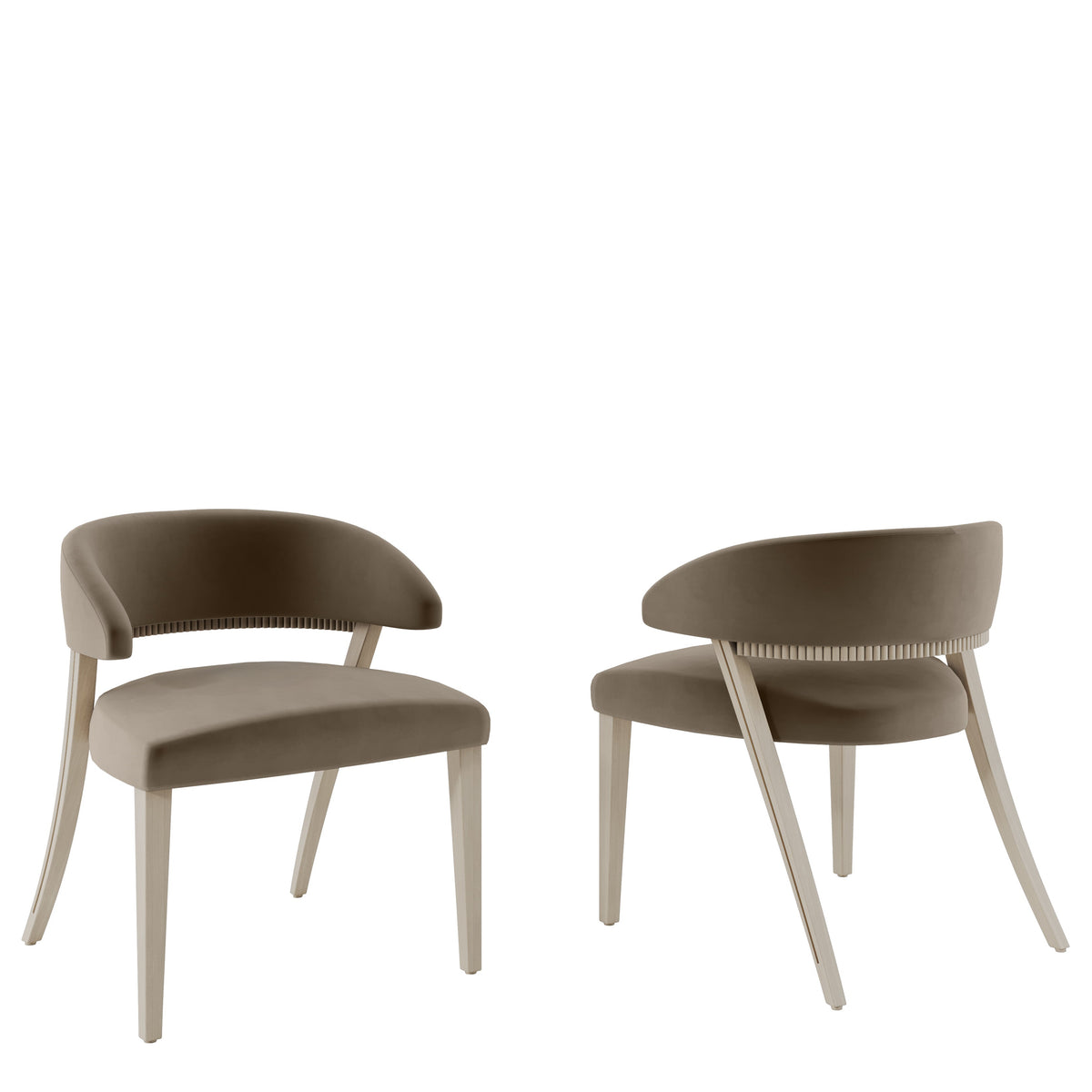 Rachel Dining Chair in Pebble
