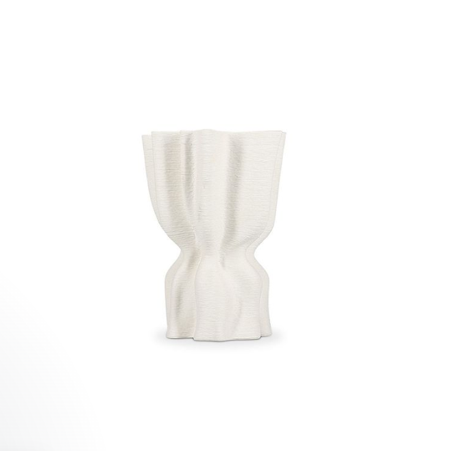 White Vae Vase 22cm
