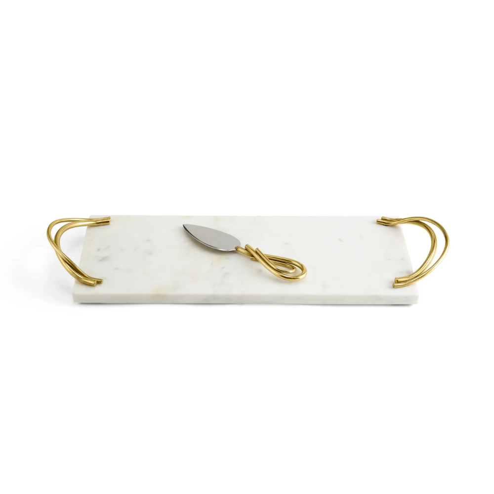 Calla Lily Small Cheeseboard and Spreader