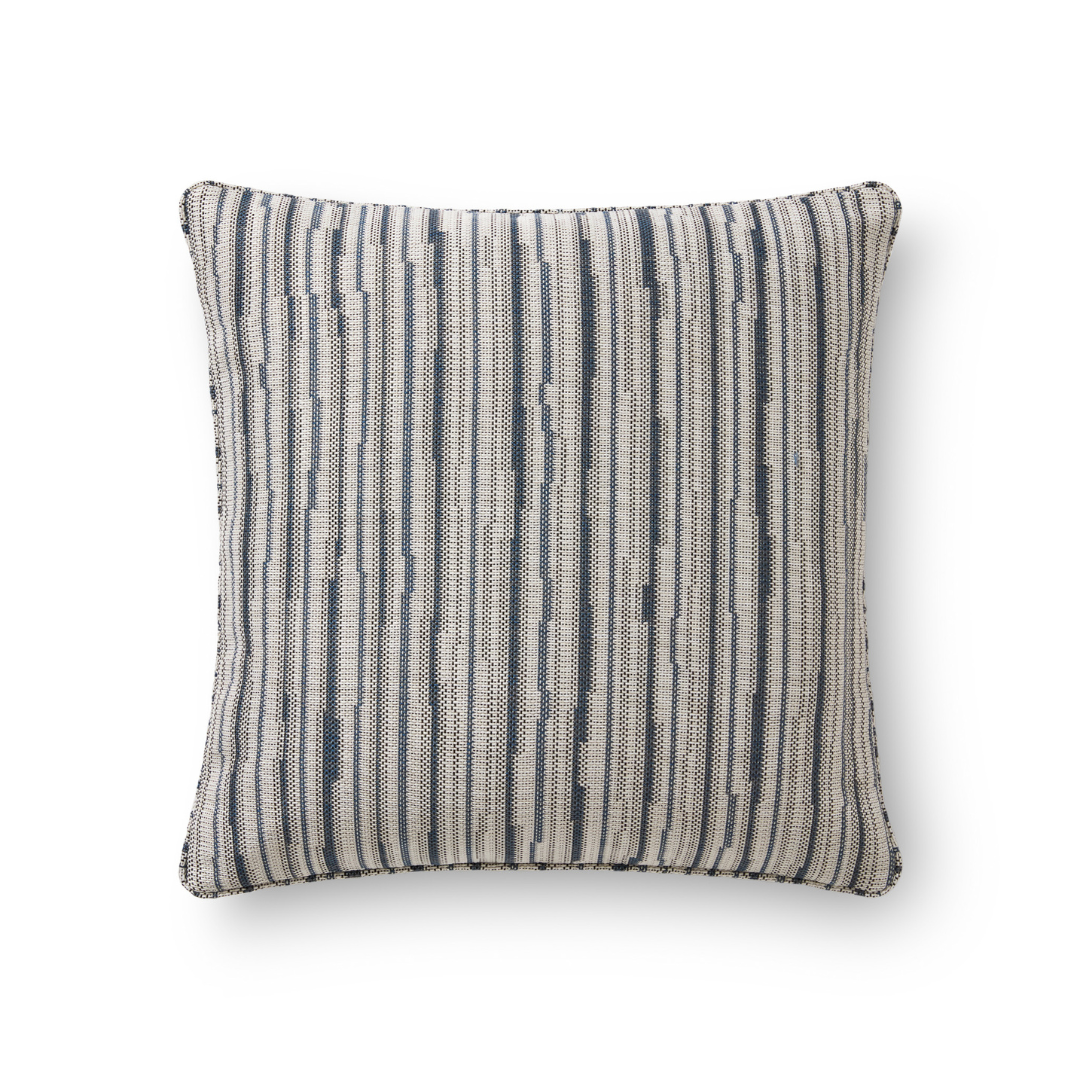 Striata Lapis Square Cushion