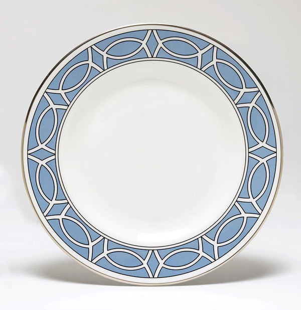 Blue Cornflower Loop Tea Plate