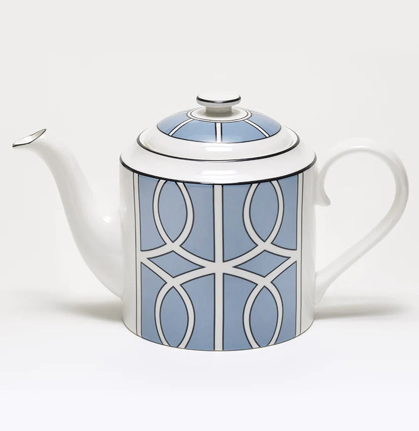 Blue Cornflower Loop Teapot