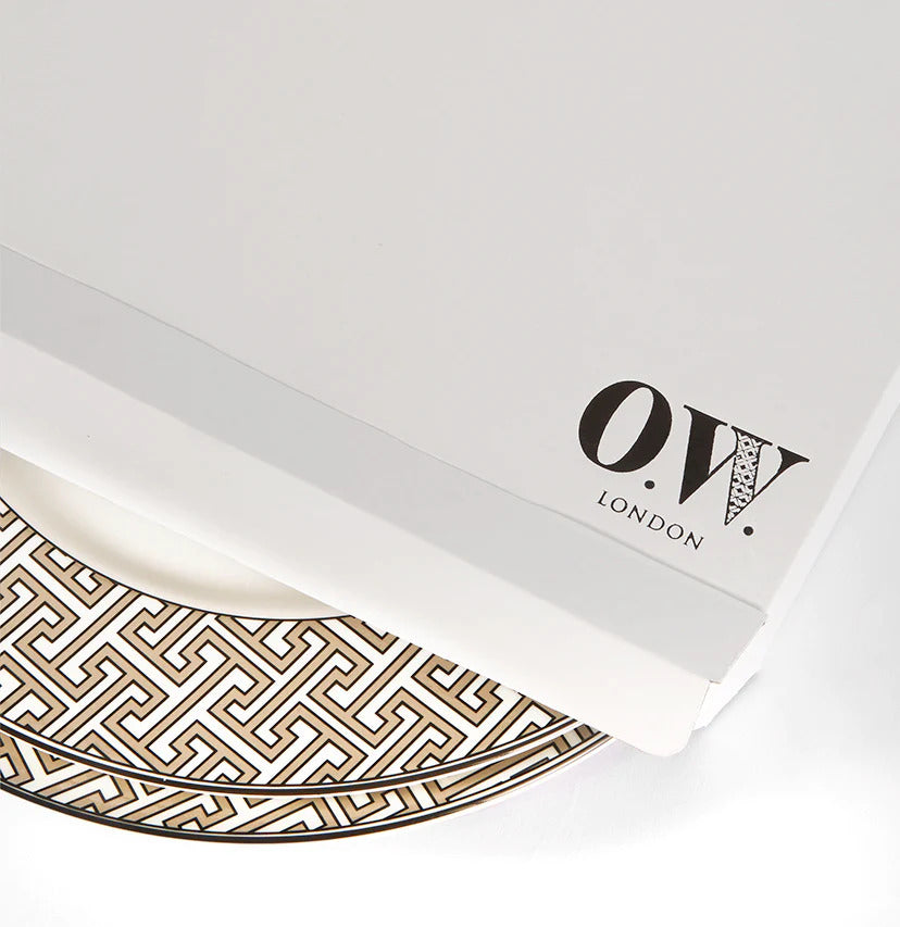 Truffle Maze Dessert Plate (Set Of Two)