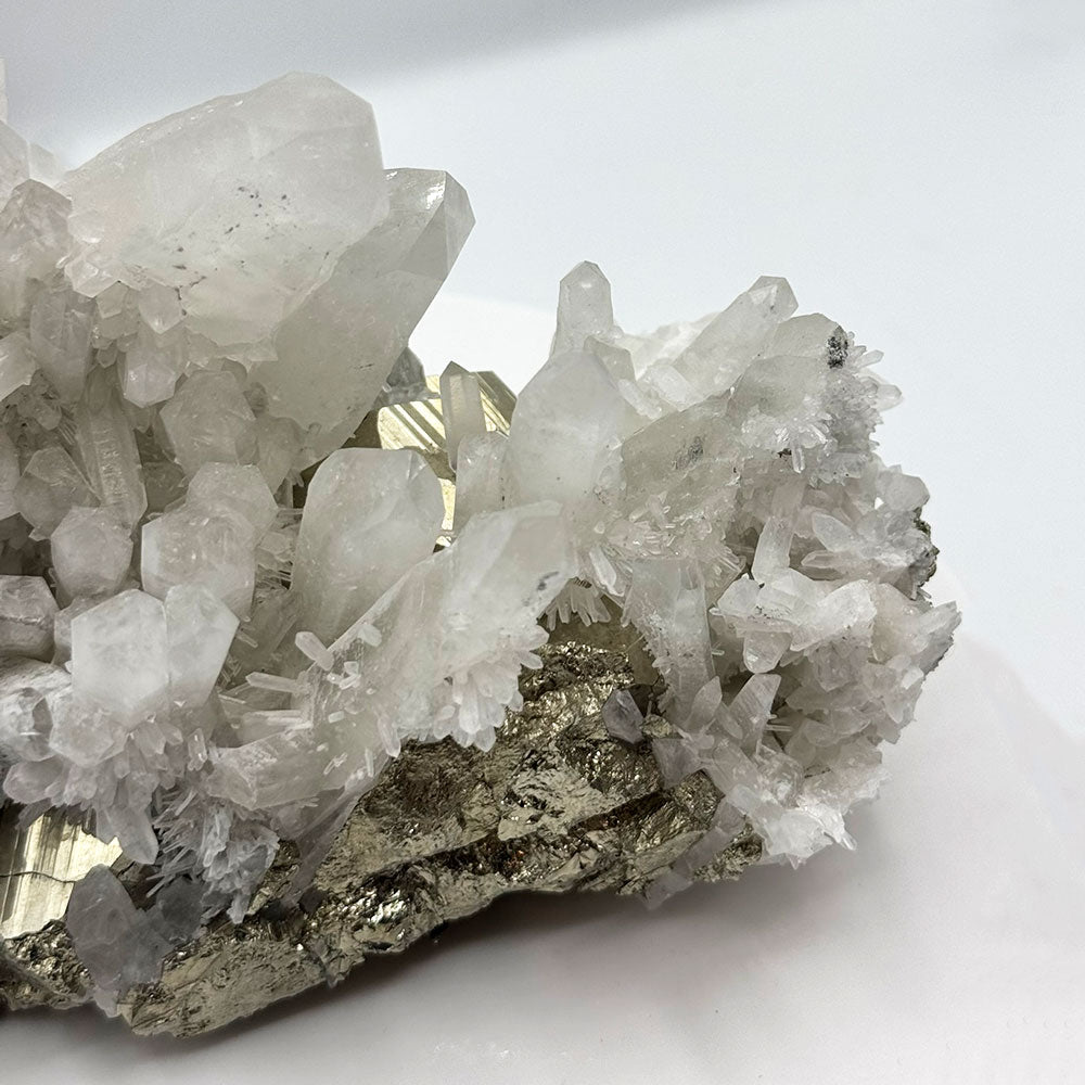 Quartz & Pyrite Cluster