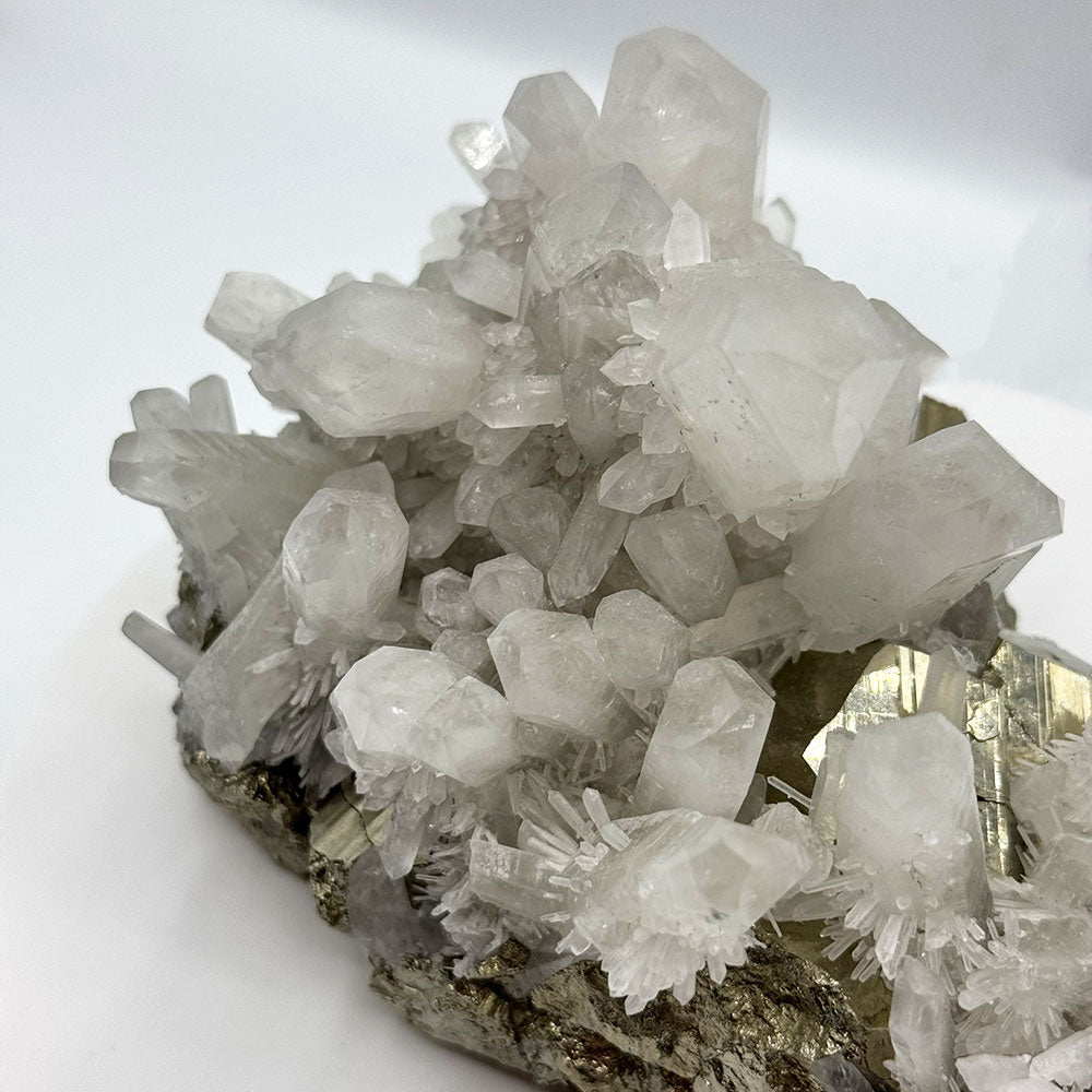 Quartz & Pyrite Cluster