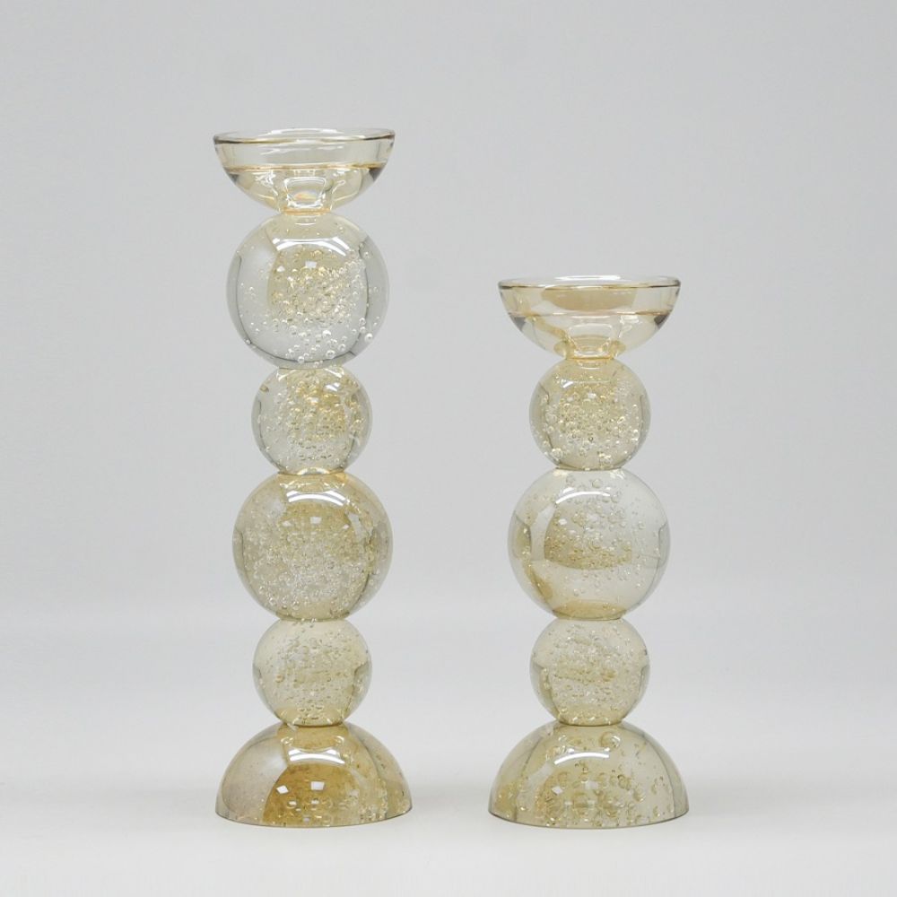 Sparkling Glass Candle Holder (Small)