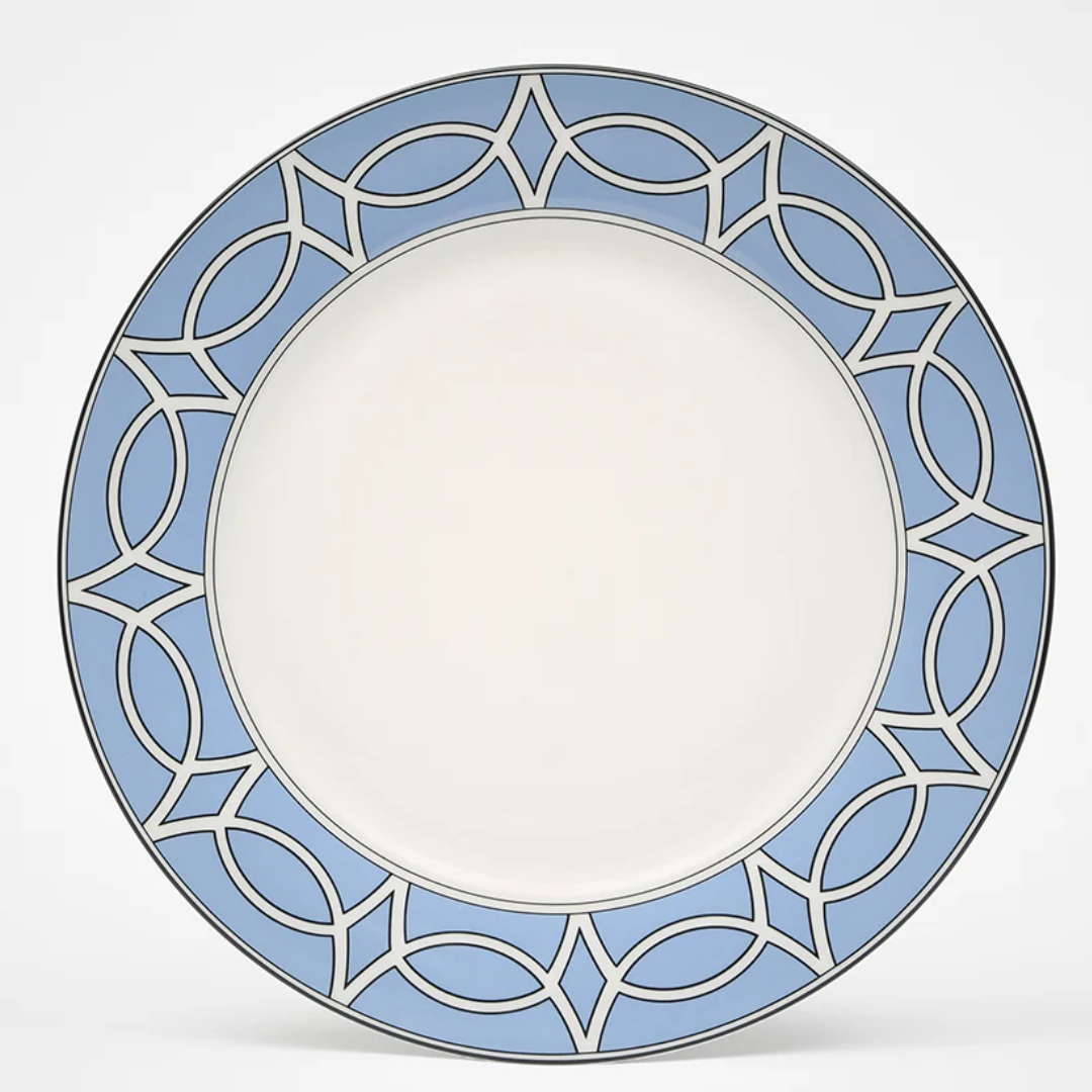 Blue Loop Cornflower Dinner Plate - Set of 2