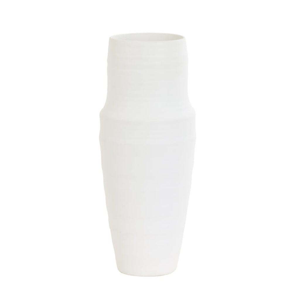 White Ceramic Vase Small