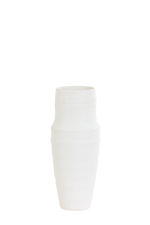 White Ceramic Vase Small