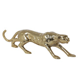 Gold Panther Sculpture