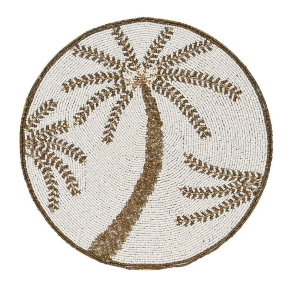 Palm Beaded Place Mats (Set of 4)