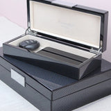 Black & Silver Carbon Fibre Box - Small