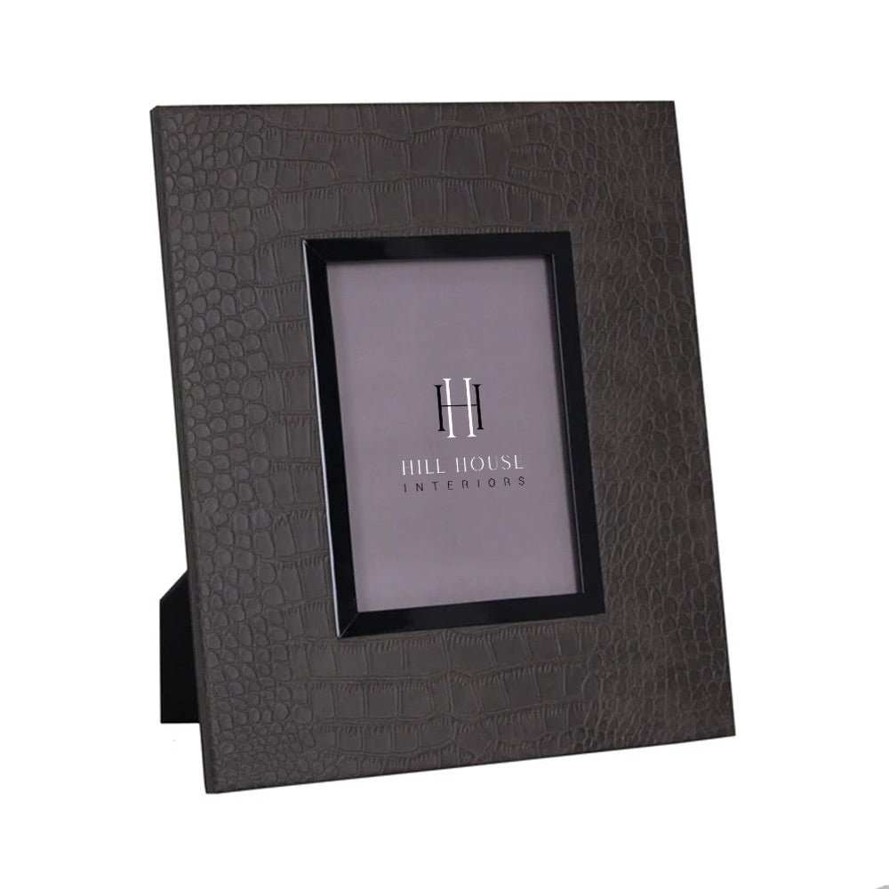Hill House Interiors | Brown Faux Croc Frame