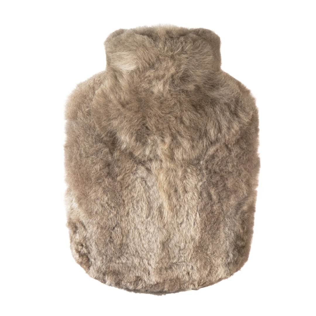 Alpaca Hot Water Bottle Taupe