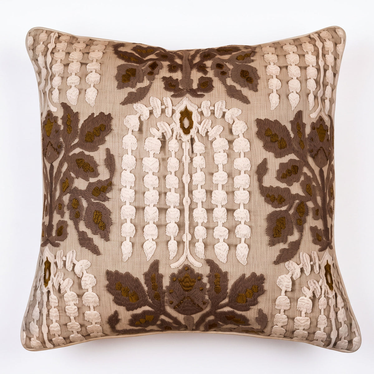 Haven Square Cushion  Stone & Driftwood
