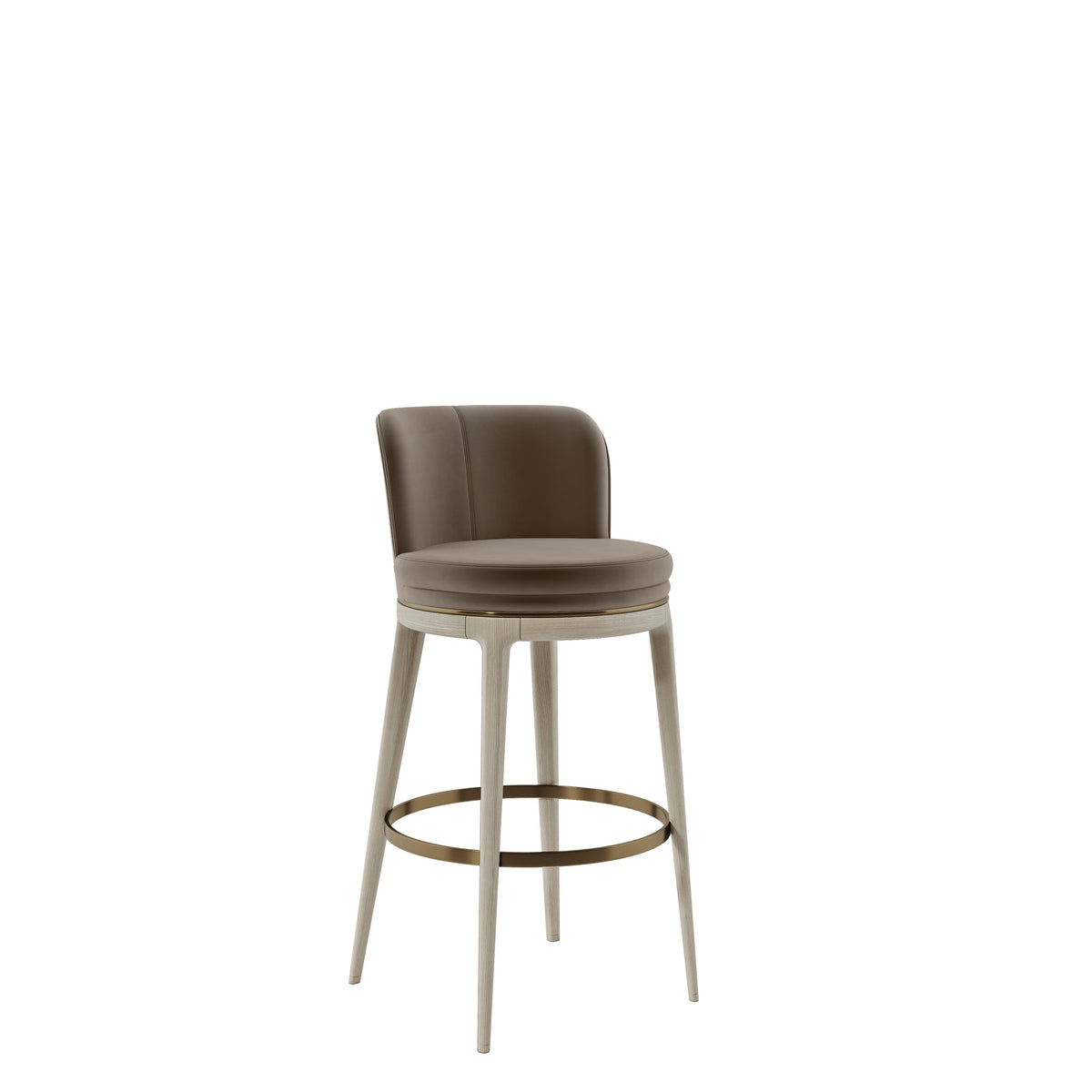 Lena Bar Stool In Pebble