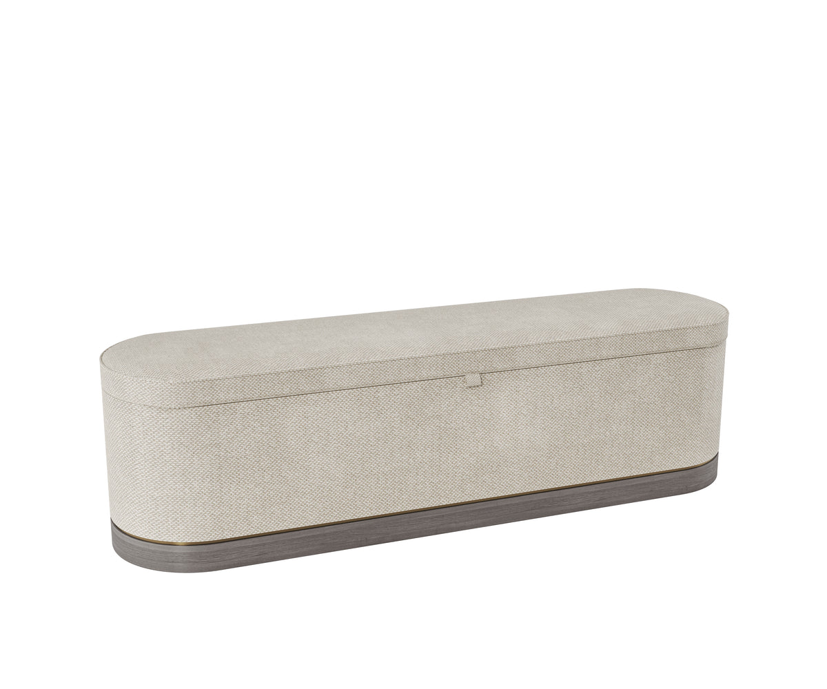 Lucy II Ottoman Bench in Maple