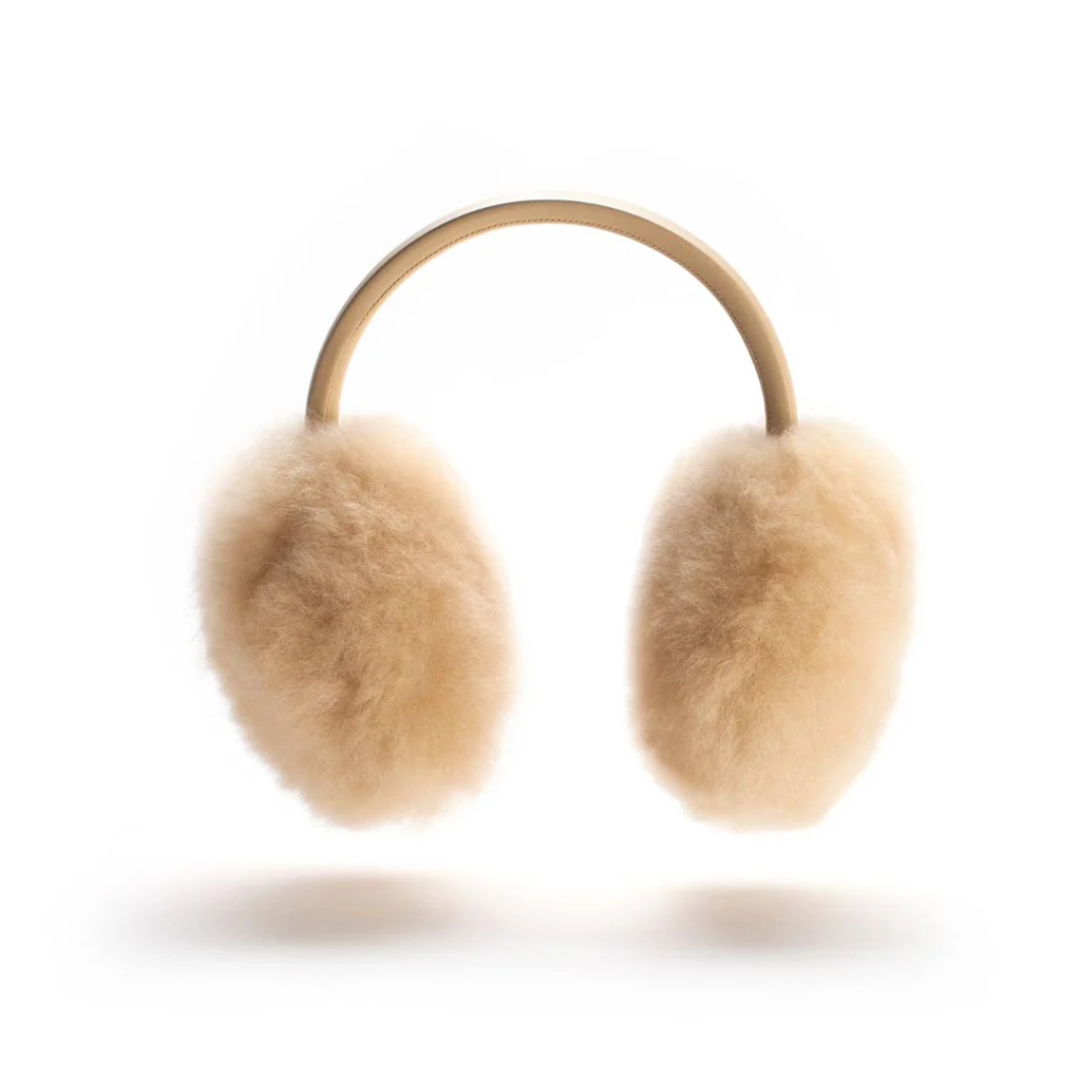 Alpaca Ear Muffs Champagne