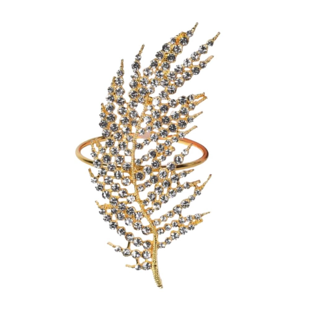 Feather Napkin Ring Holders (Set of 4)