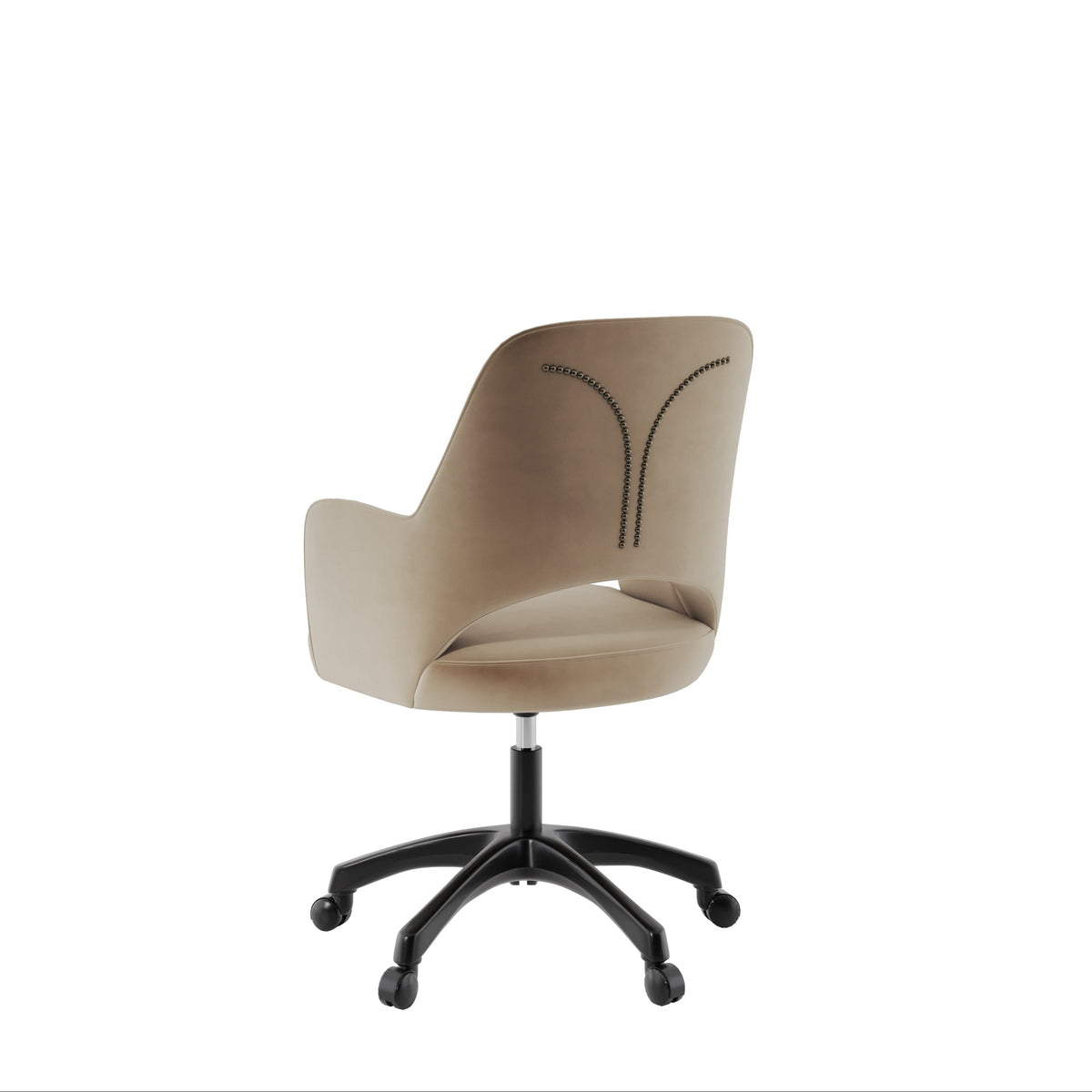 Olivia Desk Chair in Mushroom
