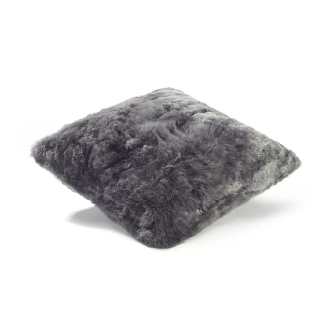 Alpaca Square Cushion Graphite