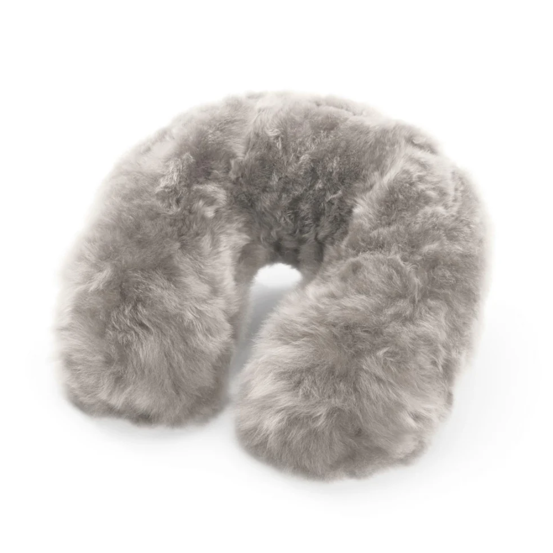 Alpaca Neck Pillow Silver