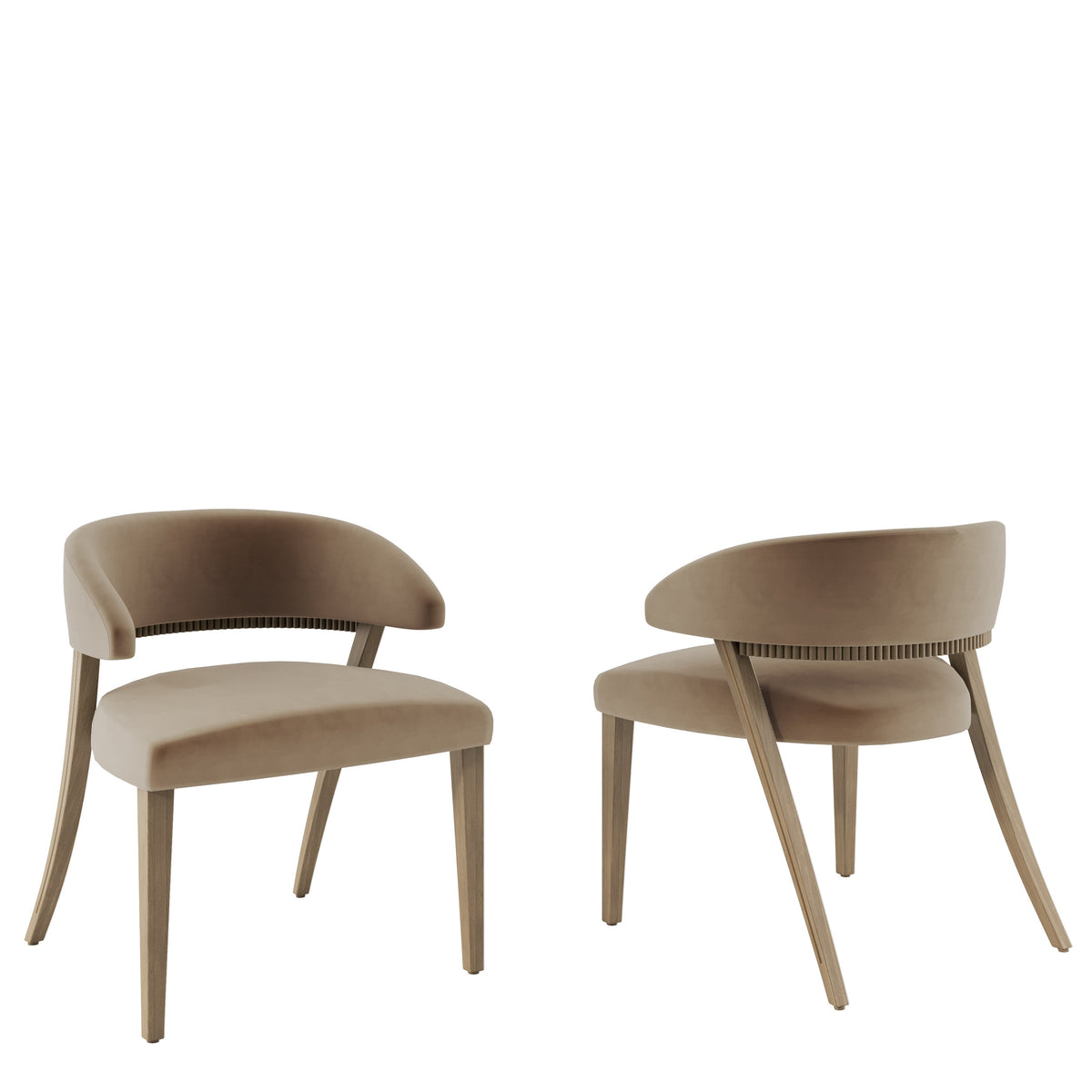 Rachel Dining Chair in Mushroom