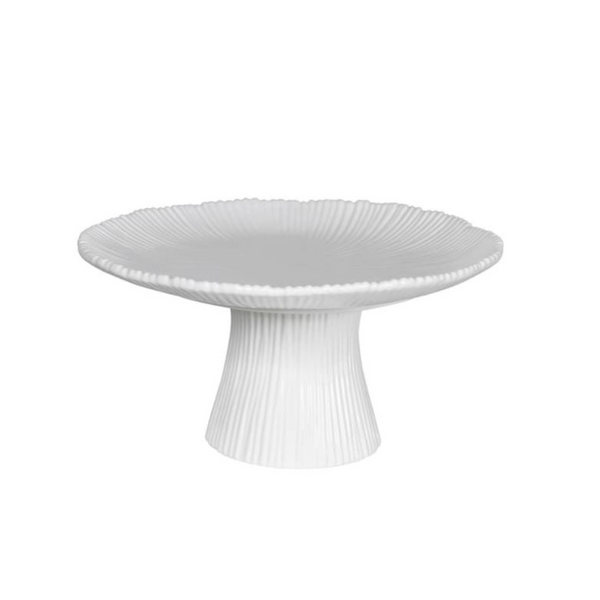 Ceramic White Cake Stand