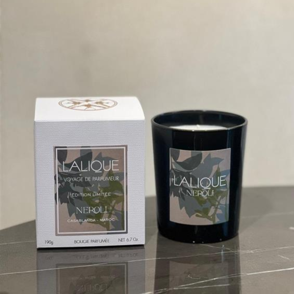 Lalique Neroli Candle Casablanca Scent 190g