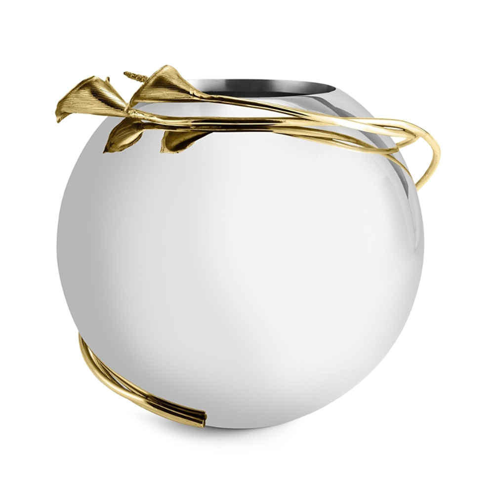 Calla Lily Rose Bowl Vase