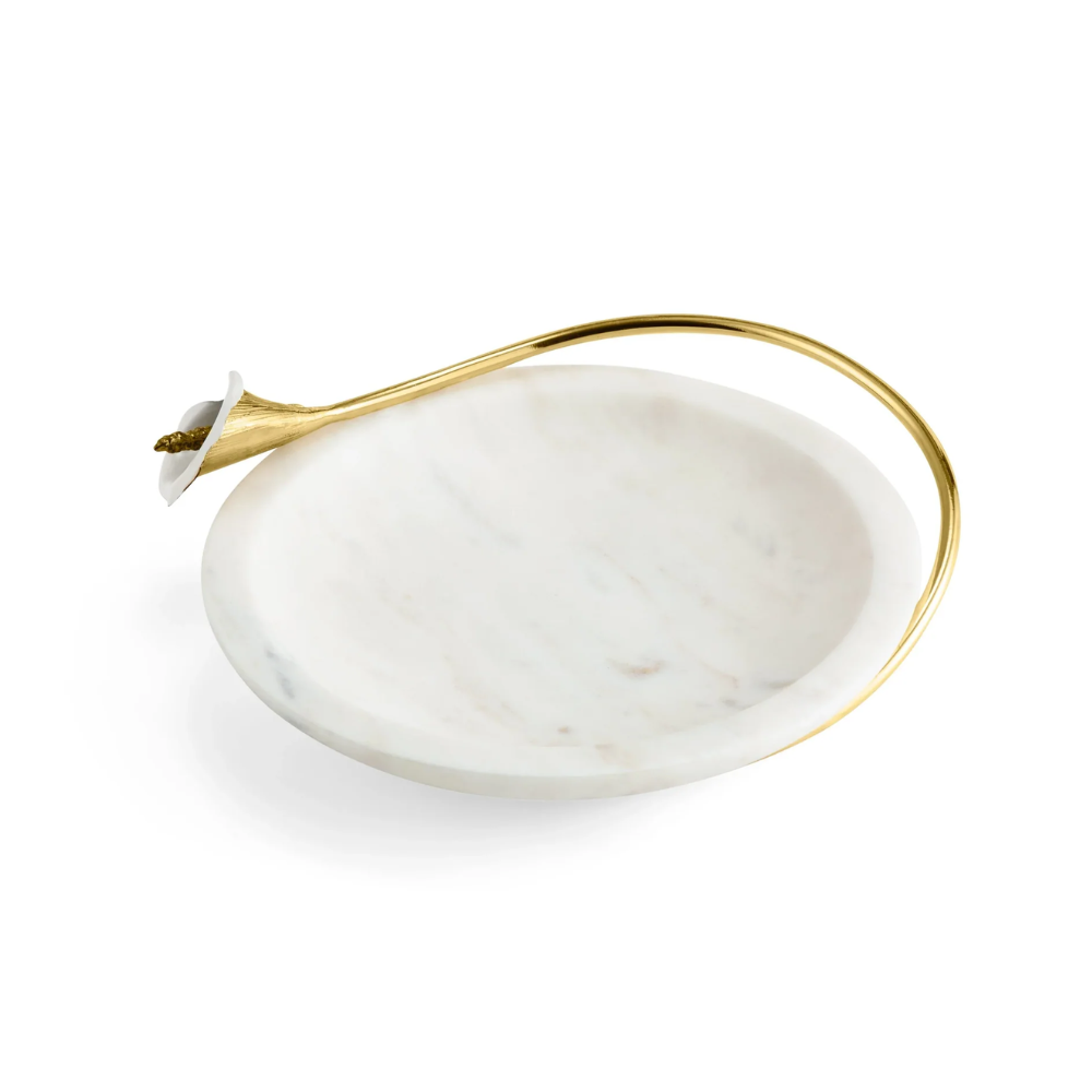 Calla Lily Marble Dish