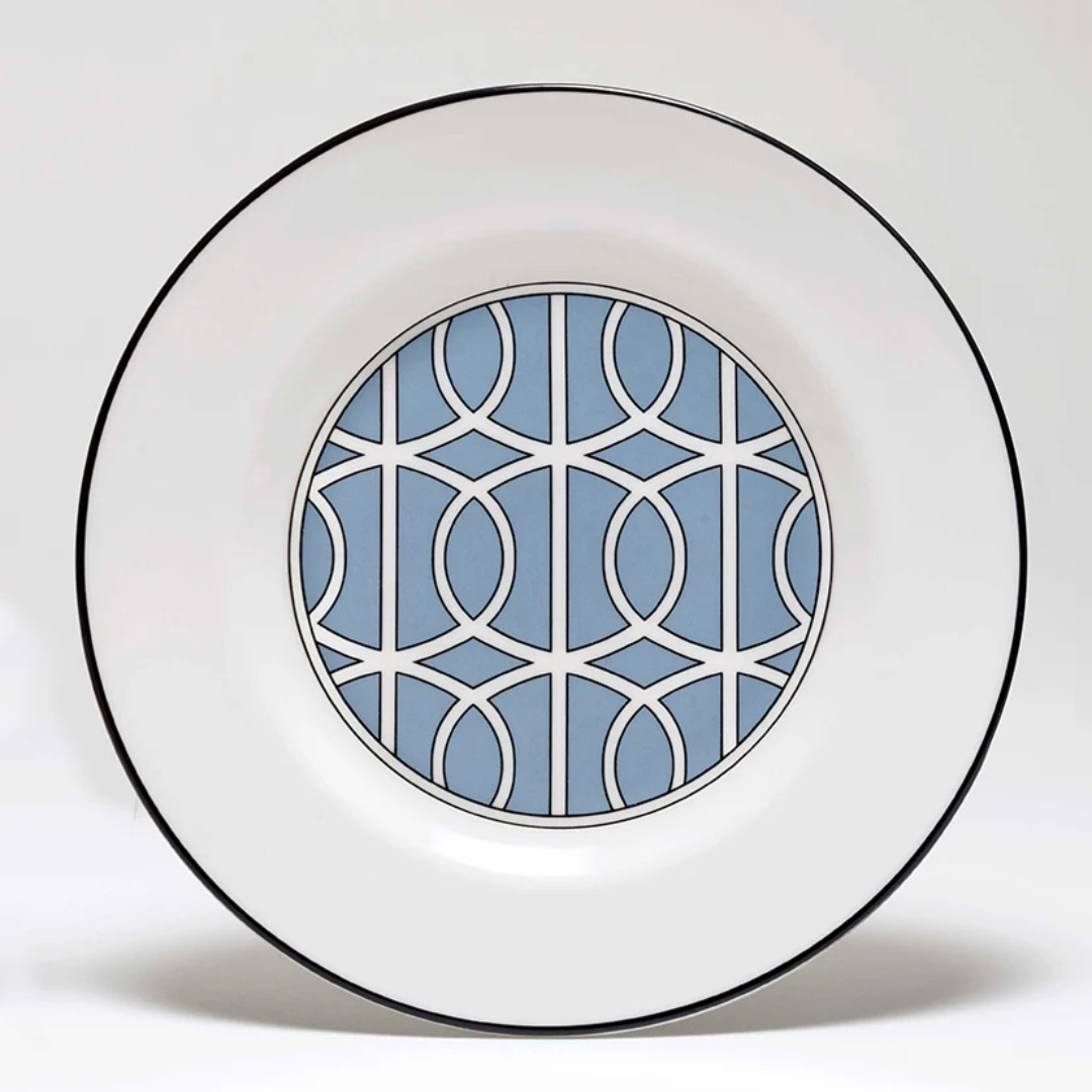 Blue Cornflower Loop Side Plate