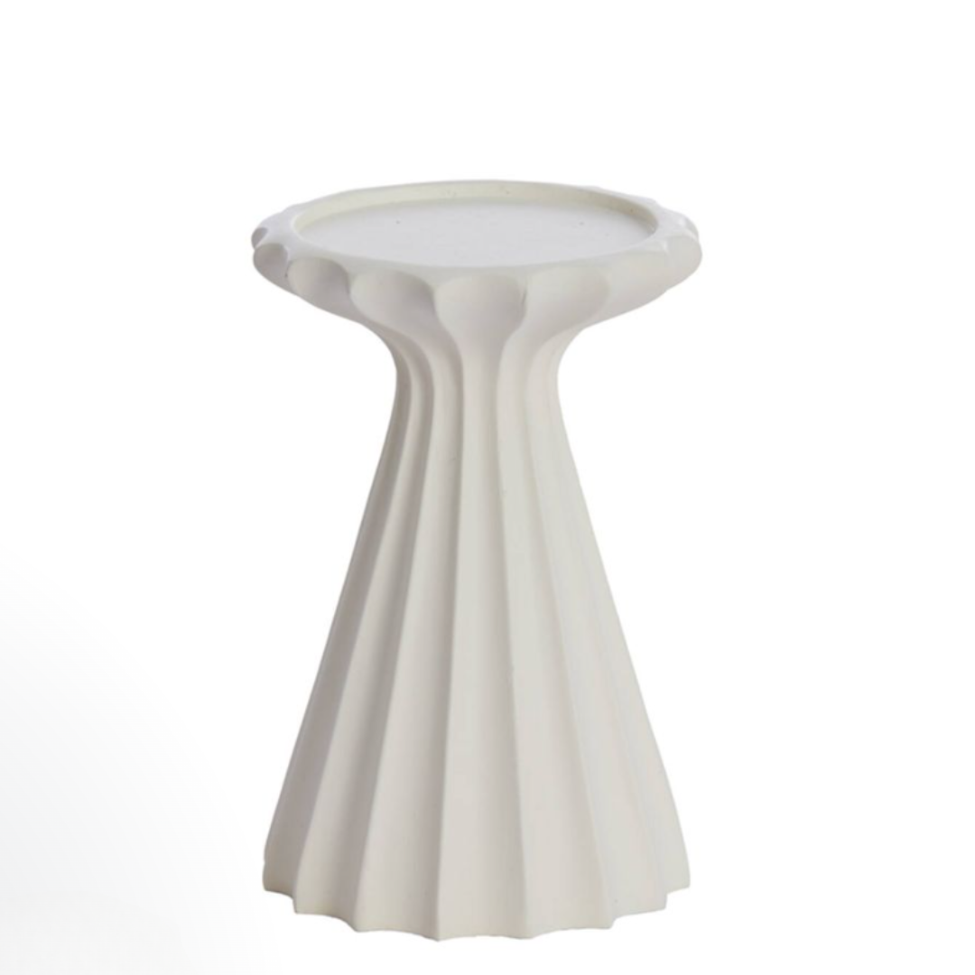 Sidari Cream Candle Holder