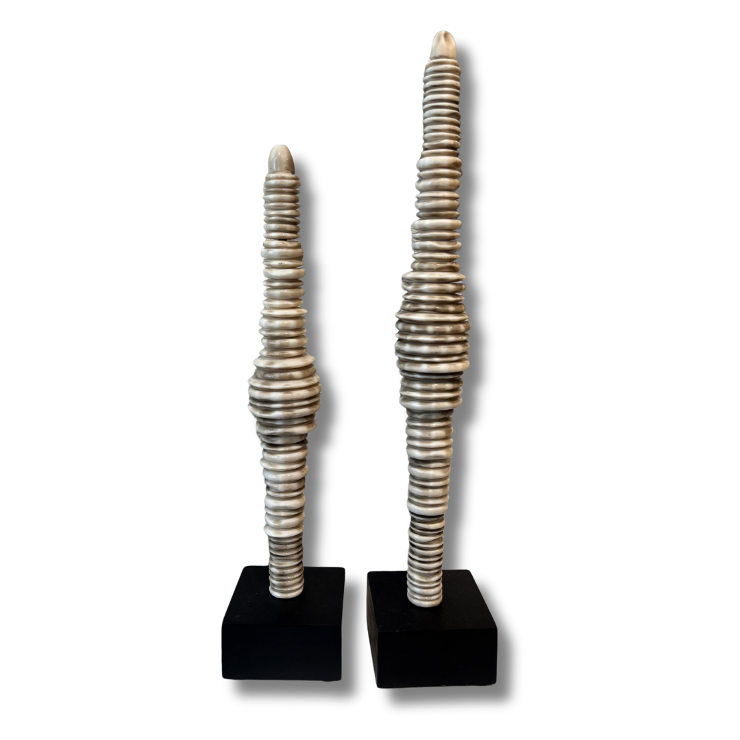 Set of Natural Stacked Sculptures