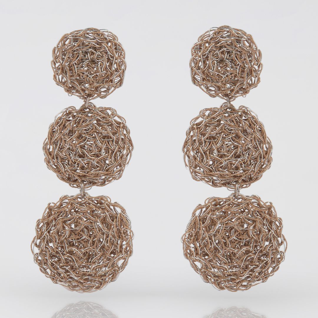 Zoe Gold Trio Earrings