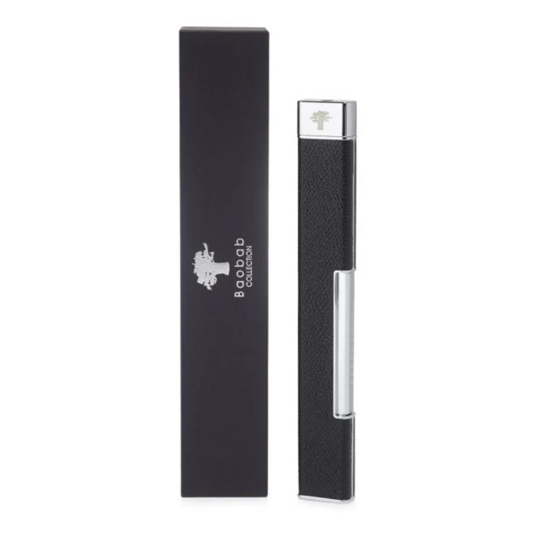 Lighter Black Leather Grain