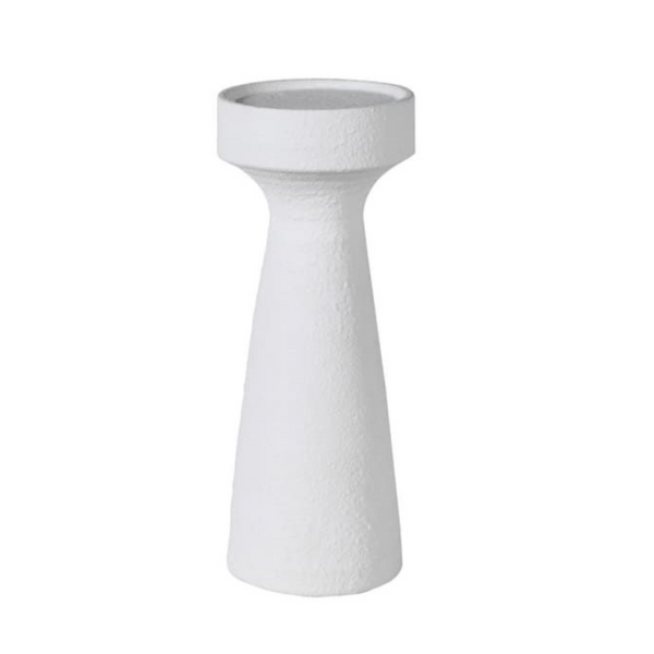 White Candle Holder Small